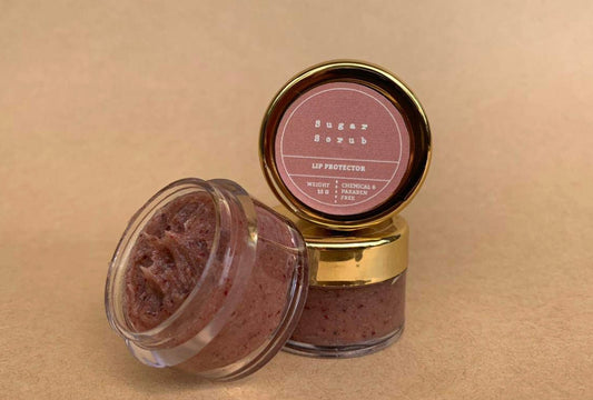 Beetroot and Cocoa Lip Sugar Scrub